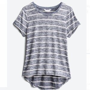 Market & Spruce Juuna Hi Lo Knit Tee XL Navy
